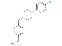 3-chloro-6-{4-[(5-ethylpyridin-2-yl)methyl]piperazin-1-yl}pyridazine