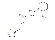 2-methyl-1-{1-[4-(2-thienyl)butanoyl]-3-azetidinyl}piperidine