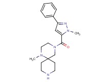 1-methyl-4-[(1-methyl-3-phenyl-1H-pyrazol-5-yl)carbonyl]-1,4,9-triazaspiro[5.5]undecane dihydrochloride