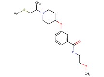 N-(2-methoxyethyl)-3-({1-[1-methyl-2-(methylthio)ethyl]-4-piperidinyl}oxy)benzamide