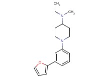 N-ethyl-1-[3-(2-furyl)phenyl]-N-methylpiperidin-4-amine