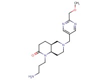 rel-(4aS,8aR)-1-(3-aminopropyl)-6-{[2-(methoxymethyl)-5-pyrimidinyl]methyl}octahydro-1,6-naphthyridin-2(1H)-one dihydrochloride
