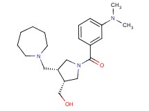 {(3R*,4R*)-4-(azepan-1-ylmethyl)-1-[3-(dimethylamino)benzoyl]pyrrolidin-3-yl}methanol