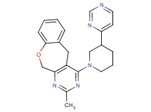 2-methyl-4-(3-pyrimidin-4-ylpiperidin-1-yl)-5,11-dihydro[1]benzoxepino[3,4-d]pyrimidine