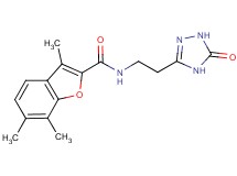 3,6,7-trimethyl-N-[2-(5-oxo-4,5-dihydro-1H-1,2,4-triazol-3-yl)ethyl]-1-benzofuran-2-carboxamide