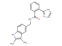 N-[(2,3-dimethyl-1H-indol-5-yl)methyl]-2-(1H-imidazol-2-yl)benzamide