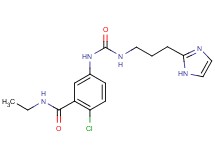 2-chloro-N-ethyl-5-[({[3-(1H-imidazol-2-yl)propyl]amino}carbonyl)amino]benzamide