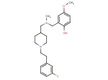 2-{[({1-[2-(3-fluorophenyl)ethyl]-4-piperidinyl}methyl)(methyl)amino]methyl}-4-methoxyphenol