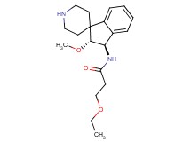 3-ethoxy-N-[rel-(2R,3R)-2-methoxy-2,3-dihydrospiro[indene-1,4'-piperidin]-3-yl]propanamide hydrochloride