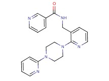 N-({2-[4-(2-pyridinyl)-1-piperazinyl]-3-pyridinyl}methyl)nicotinamide