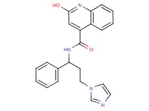 2-hydroxy-N-[3-(1H-imidazol-1-yl)-1-phenylpropyl]-4-quinolinecarboxamide