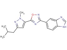 5-[5-(3-isobutyl-1-methyl-1H-pyrazol-5-yl)-1,2,4-oxadiazol-3-yl]-1H-benzimidazole