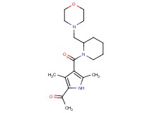 1-(3,5-dimethyl-4-{[2-(4-morpholinylmethyl)-1-piperidinyl]carbonyl}-1H-pyrrol-2-yl)ethanone