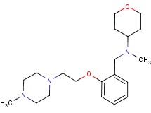 N-methyl-N-{2-[2-(4-methylpiperazin-1-yl)ethoxy]benzyl}tetrahydro-2H-pyran-4-amine