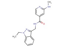 N-[(1-ethyl-1H-indazol-3-yl)methyl]-2-(methylamino)isonicotinamide
