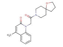 4-methyl-1-[2-(1-oxa-8-azaspiro[4.5]dec-8-yl)-2-oxoethyl]-2(1H)-quinolinone