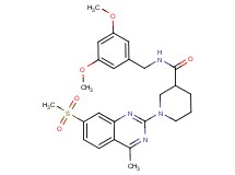 N-(3,5-dimethoxybenzyl)-1-[4-methyl-7-(methylsulfonyl)-2-quinazolinyl]-3-piperidinecarboxamide
