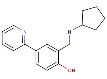 2-[(cyclopentylamino)methyl]-4-(2-pyridinyl)phenol