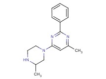 4-methyl-6-(3-methylpiperazin-1-yl)-2-phenylpyrimidine