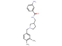 3-amino-N-{[1-(3,4-dimethylbenzyl)-3-pyrrolidinyl]methyl}benzamide hydrochloride