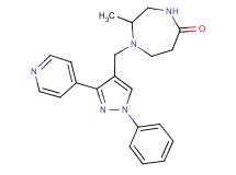2-methyl-1-[(1-phenyl-3-pyridin-4-yl-1H-pyrazol-4-yl)methyl]-1,4-diazepan-5-one