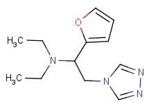 N,N-diethyl-1-(2-furyl)-2-(4H-1,2,4-triazol-4-yl)ethanamine