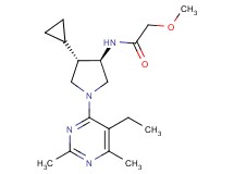 N-[rel-(3R,4S)-4-cyclopropyl-1-(5-ethyl-2,6-dimethyl-4-pyrimidinyl)-3-pyrrolidinyl]-2-methoxyacetamide hydrochloride