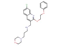 N-{[7-chloro-2-(2-phenoxyethoxy)-3-quinolinyl]methyl}-3-(4-morpholinyl)-1-propanamine