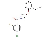 1-(4-chloro-2-fluorobenzoyl)-3-(2-ethylphenoxy)azetidine