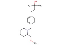4-(4-{[2-(methoxymethyl)-1-piperidinyl]methyl}phenyl)-2-methyl-2-butanol
