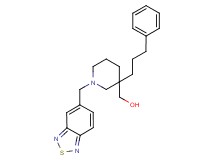 [1-(2,1,3-benzothiadiazol-5-ylmethyl)-3-(3-phenylpropyl)-3-piperidinyl]methanol