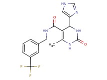 4-(1H-imidazol-4-yl)-6-methyl-2-oxo-N-[3-(trifluoromethyl)benzyl]-1,2,3,4-tetrahydropyrimidine-5-carboxamide