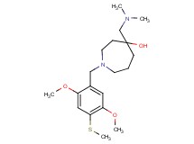 1-[2,5-dimethoxy-4-(methylthio)benzyl]-4-[(dimethylamino)methyl]-4-azepanol