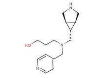 3-[[(1R*,5S*,6r*)-3-azabicyclo[3.1.0]hex-6-ylmethyl](pyridin-4-ylmethyl)amino]propan-1-ol