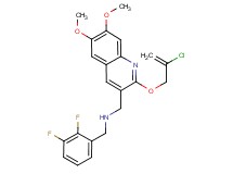 ({2-[(2-chloro-2-propen-1-yl)oxy]-6,7-dimethoxy-3-quinolinyl}methyl)(2,3-difluorobenzyl)amine
