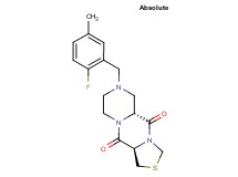 (5aR,11aR)-7-(2-fluoro-5-methylbenzyl)tetrahydro-1H-pyrazino[1,2-a][1,3]thiazolo[3,4-d]pyrazine-5,11(5aH,11aH)-dione