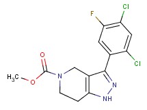methyl 3-(2,4-dichloro-5-fluorophenyl)-1,4,6,7-tetrahydro-5H-pyrazolo[4,3-c]pyridine-5-carboxylate