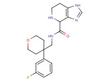 N-{[4-(3-fluorophenyl)tetrahydro-2H-pyran-4-yl]methyl}-4,5,6,7-tetrahydro-1H-imidazo[4,5-c]pyridine-4-carboxamide dihydrochloride