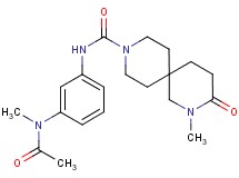 N-{3-[acetyl(methyl)amino]phenyl}-2-methyl-3-oxo-2,9-diazaspiro[5.5]undecane-9-carboxamide