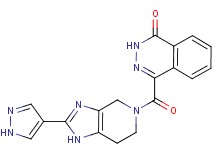 4-{[2-(1H-pyrazol-4-yl)-1,4,6,7-tetrahydro-5H-imidazo[4,5-c]pyridin-5-yl]carbonyl}phthalazin-1(2H)-one