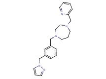 1-[3-(1H-pyrazol-1-ylmethyl)benzyl]-4-(pyridin-2-ylmethyl)-1,4-diazepane
