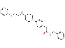 N-benzyl-2-[4-(4-{[2-(3-pyridinyloxy)ethyl]amino}-1-piperidinyl)phenyl]acetamide