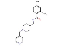 2,4-dimethyl-N-{[1-(pyridin-4-ylmethyl)piperidin-4-yl]methyl}benzamide