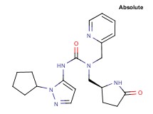 N'-(1-cyclopentyl-1H-pyrazol-5-yl)-N-{[(2S)-5-oxopyrrolidin-2-yl]methyl}-N-(pyridin-2-ylmethyl)urea