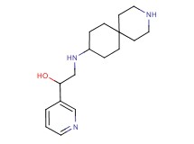2-(3-azaspiro[5.5]undec-9-ylamino)-1-(3-pyridinyl)ethanol dihydrochloride