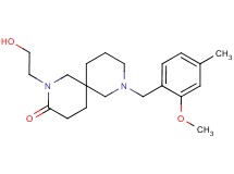 2-(2-hydroxyethyl)-8-(2-methoxy-4-methylbenzyl)-2,8-diazaspiro[5.5]undecan-3-one