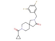 8-(cyclopropylcarbonyl)-2-(3,5-difluorobenzyl)-2,8-diazaspiro[4.5]decan-3-one