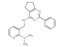 N-{[2-(dimethylamino)pyridin-3-yl]methyl}-2-phenyl-6,7-dihydro-5H-cyclopenta[d]pyrimidin-4-amine