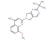 2-(2-tert-butyl-5,7-dihydro-6H-pyrrolo[3,4-d]pyrimidin-6-yl)-8-methoxy-4-methylquinoline