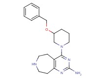4-[3-(benzyloxy)piperidin-1-yl]-6,7,8,9-tetrahydro-5H-pyrimido[4,5-d]azepin-2-amine